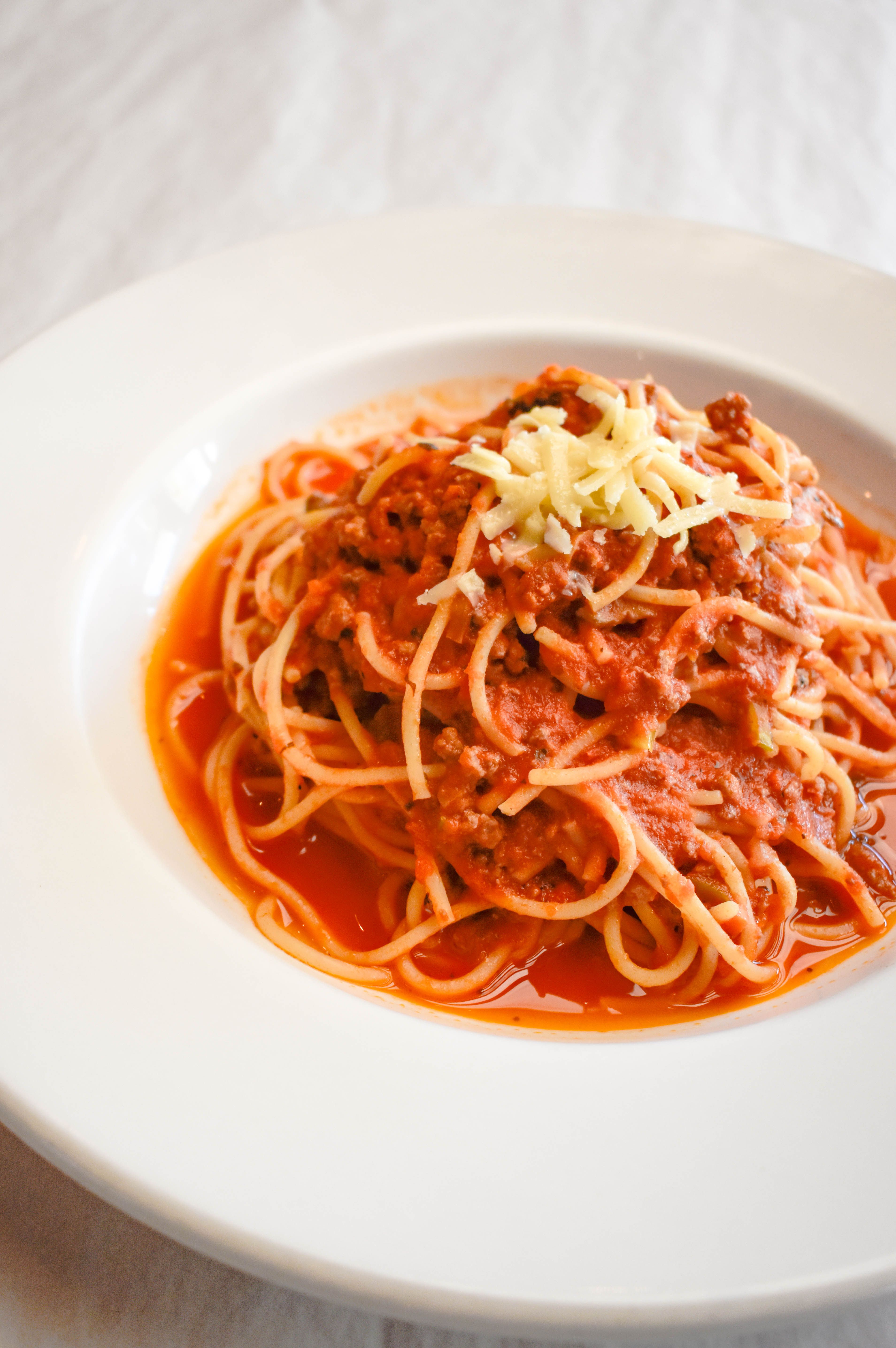 Cornet de pates bolognaise